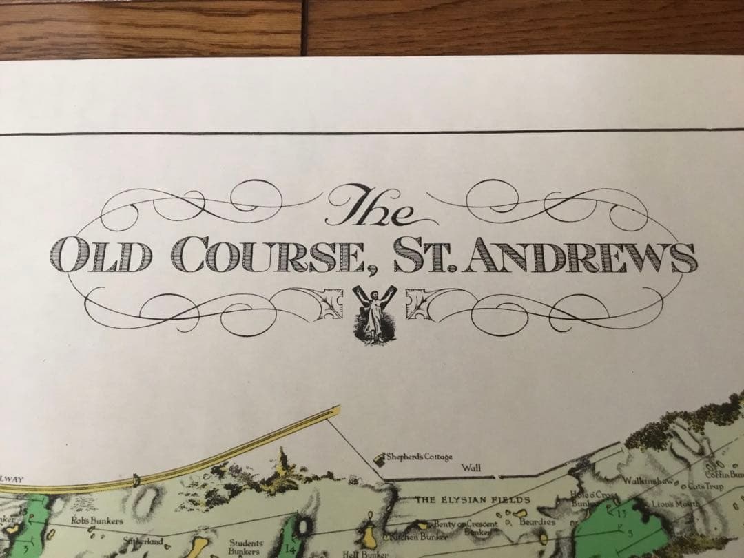 セントアンドリュース ゴルフコース　ポスター