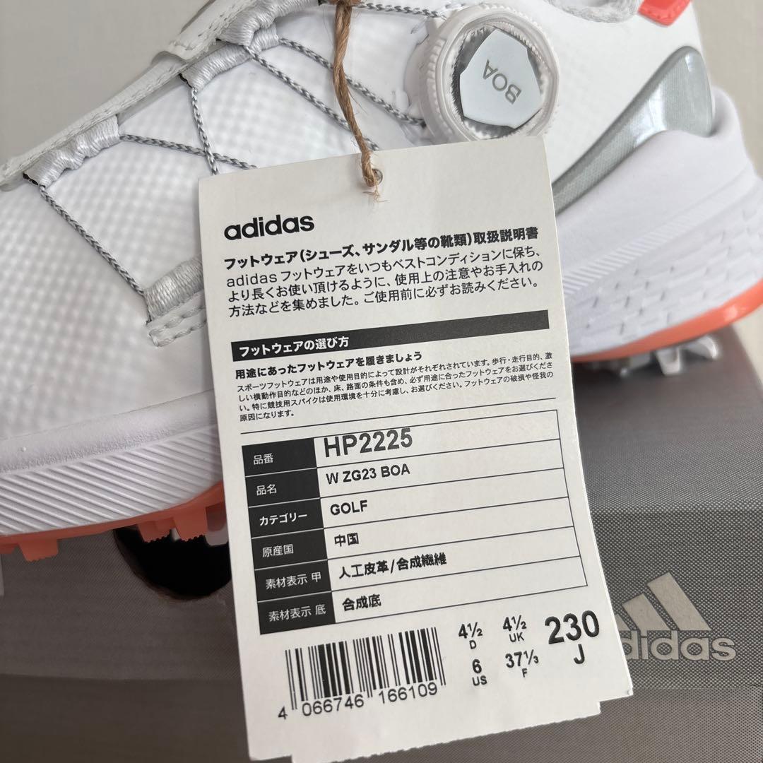 23cm　アディダス　ゴルフ　HP2225　ZG23ボア　定価24,200円