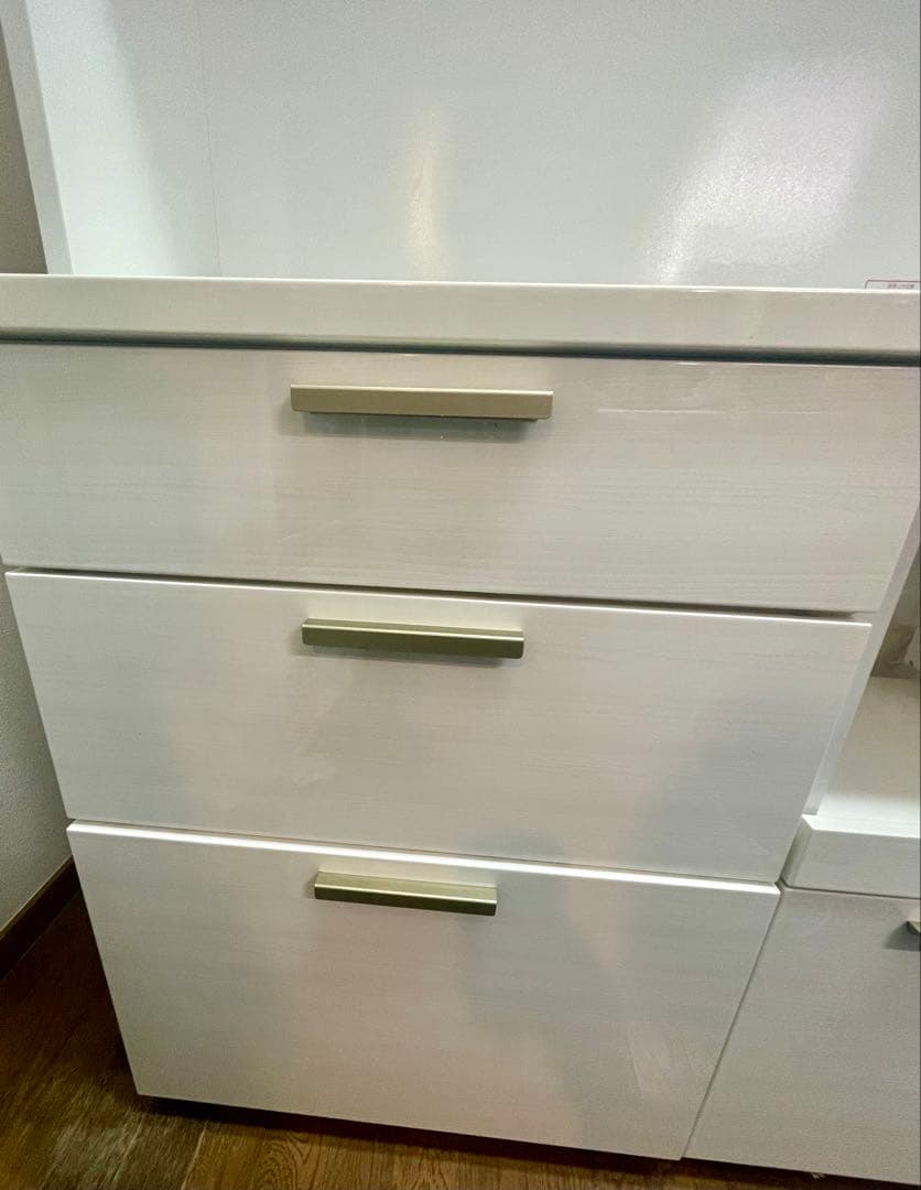 Lemon様専用】ニトリ キッチンボード ソレル 食器棚 100KB WH