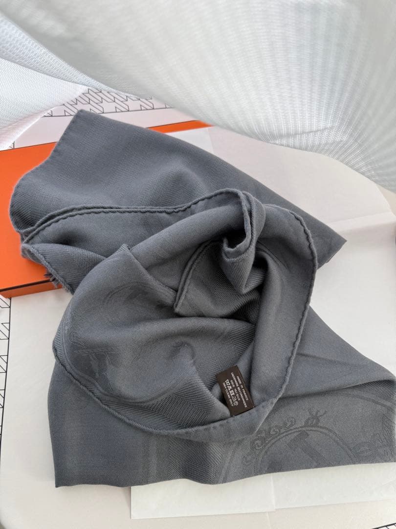 エルメス　ストール　ショール　Ｈロゴ