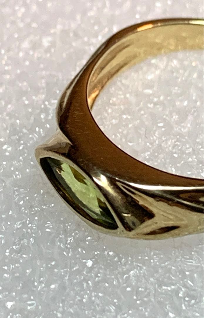 14K ペリドット リング 3.85ｇ
