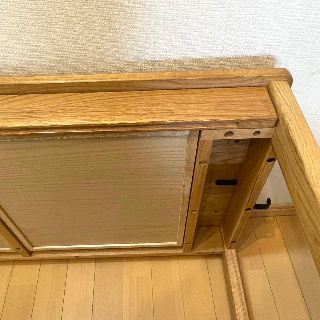 無印良品　オーク　無垢材　デスク