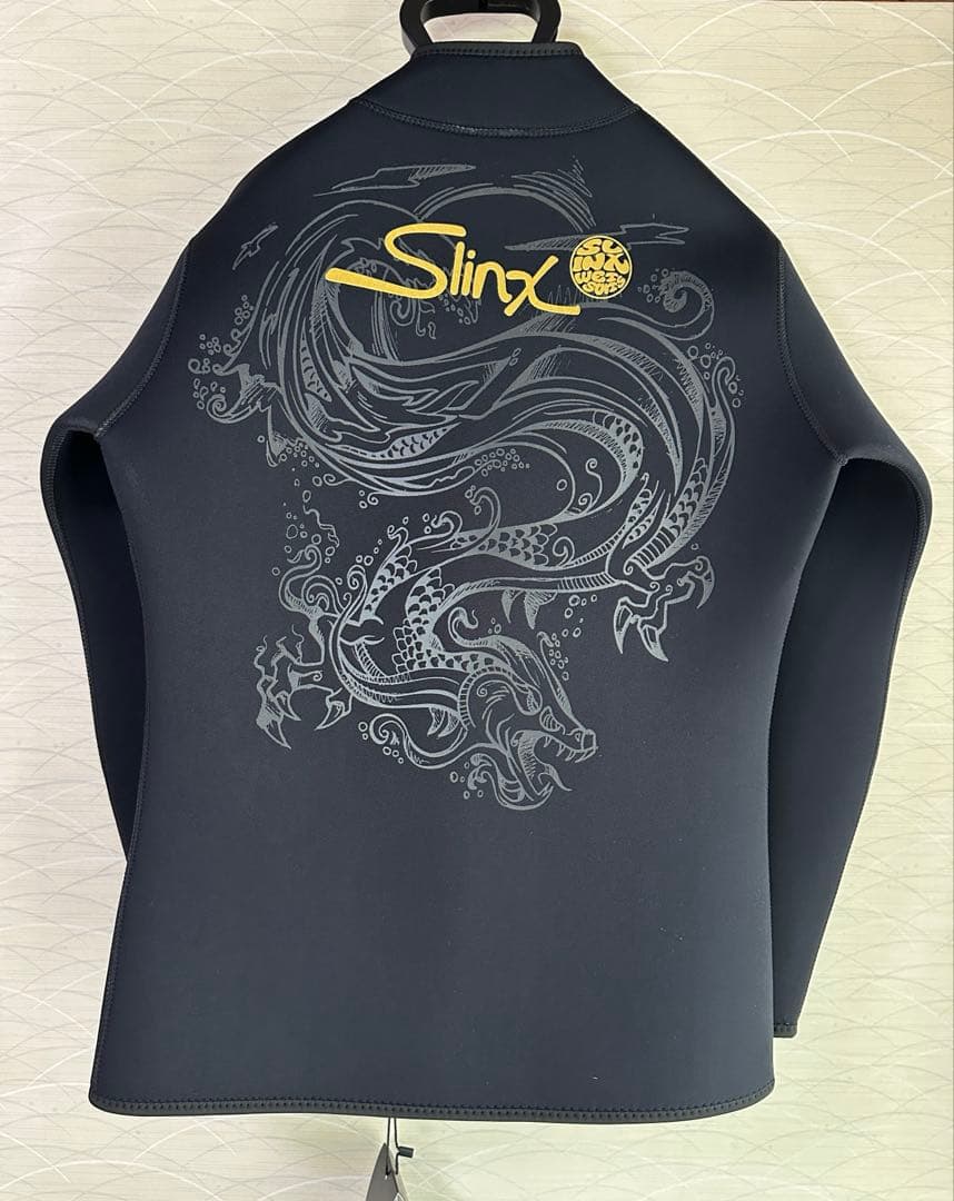 新品未使用タグ付き ウェットスーツ マリンスポーツ タッパー 黒 メンズ S