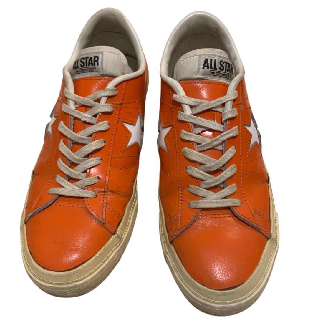 コンバース ONE STAR オレンジ ワンスター キムタク US7.5 - メルカリ