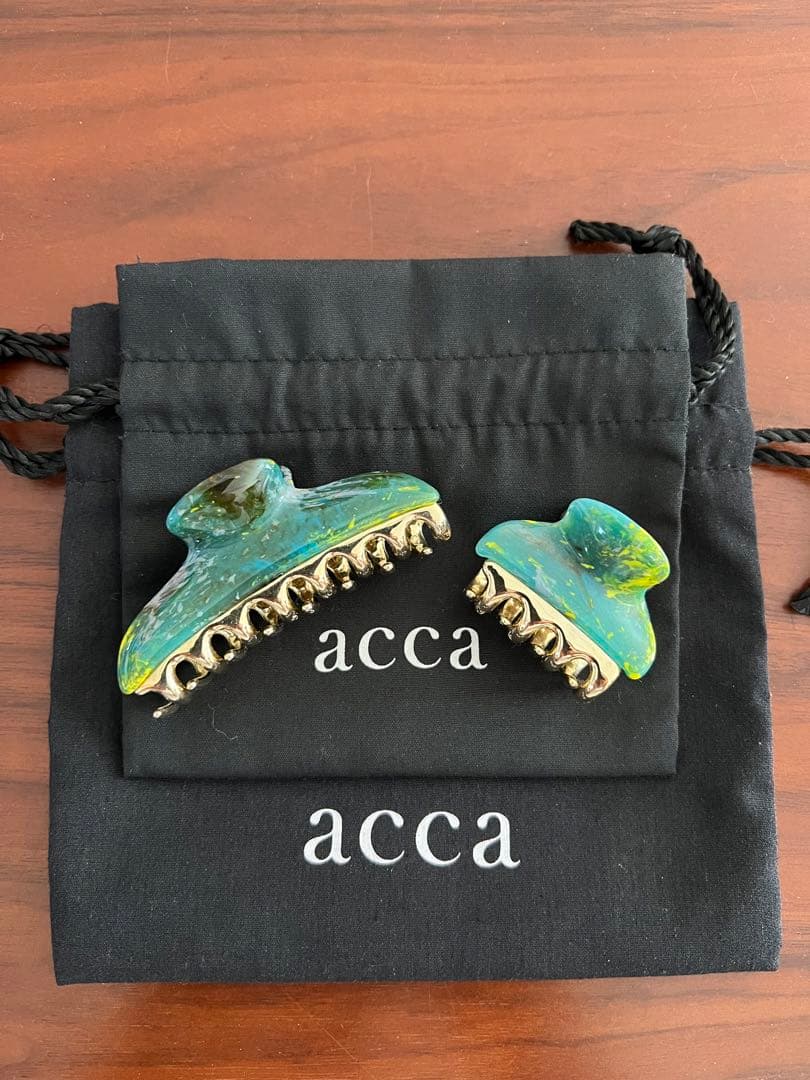acca アッカ クリップ マーブル グリーン 中小セット公式】ACCA