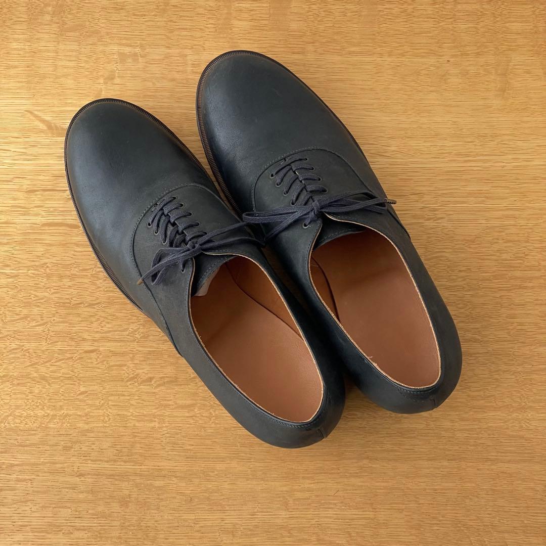 forme Balmoral plain shoes フォルメ 革靴 レザー 黒
