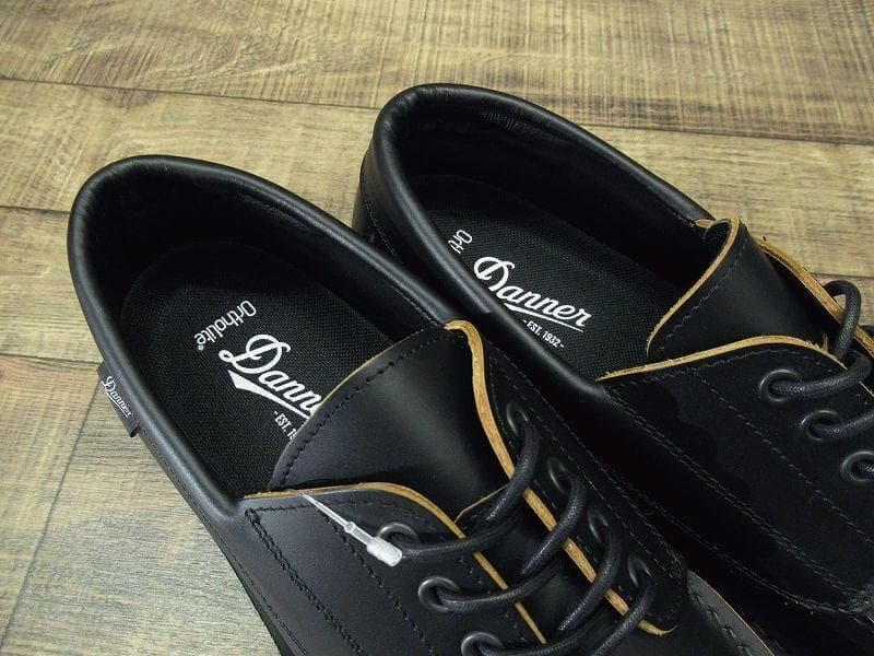 専用 ダナー ブローガン 茶芯 モカシン レザー シューズ 黒 25.5 ②