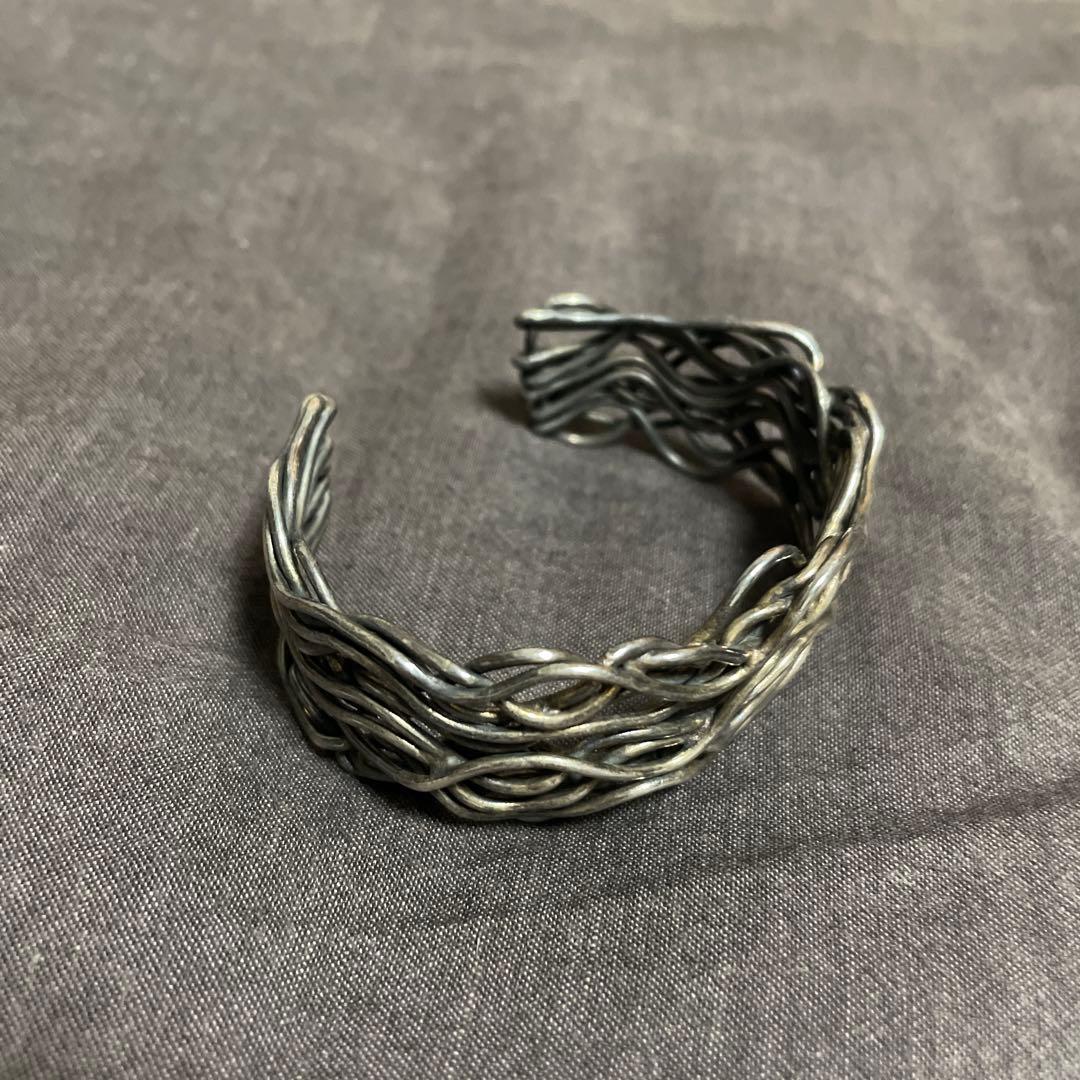 【激レア】フランス　ヴィンテージバングル　シルバー925