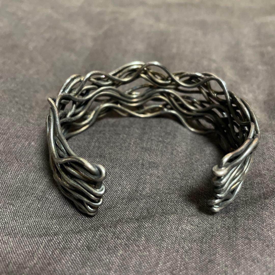 【激レア】フランス　ヴィンテージバングル　シルバー925