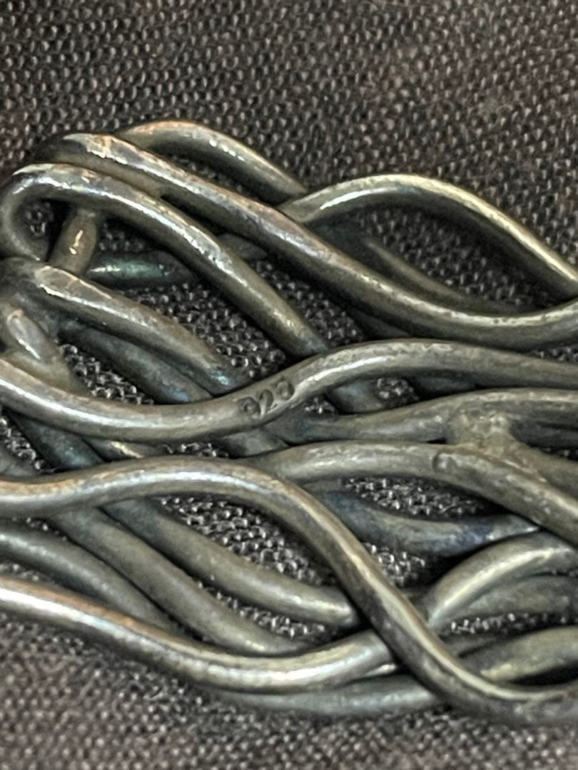 【激レア】フランス　ヴィンテージバングル　シルバー925