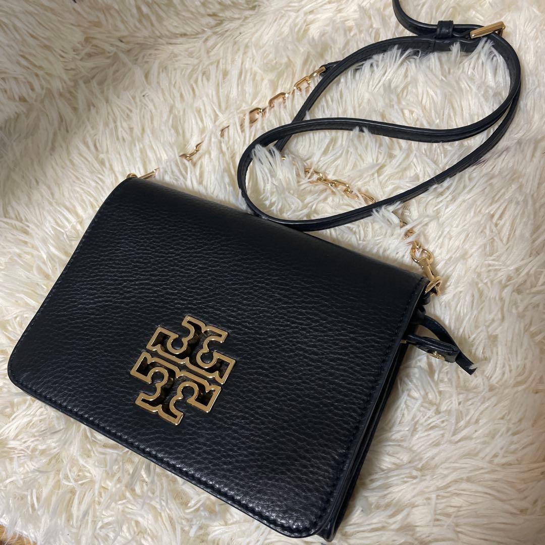 極美品✨トリーバーチ ショルダーバッグ ブリテン ブラック チェーン