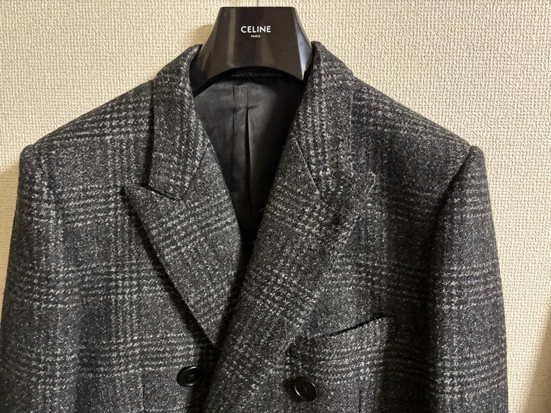 celine 19aw ダブルロングコート 定価６５万 セリーヌ　エディスリマン