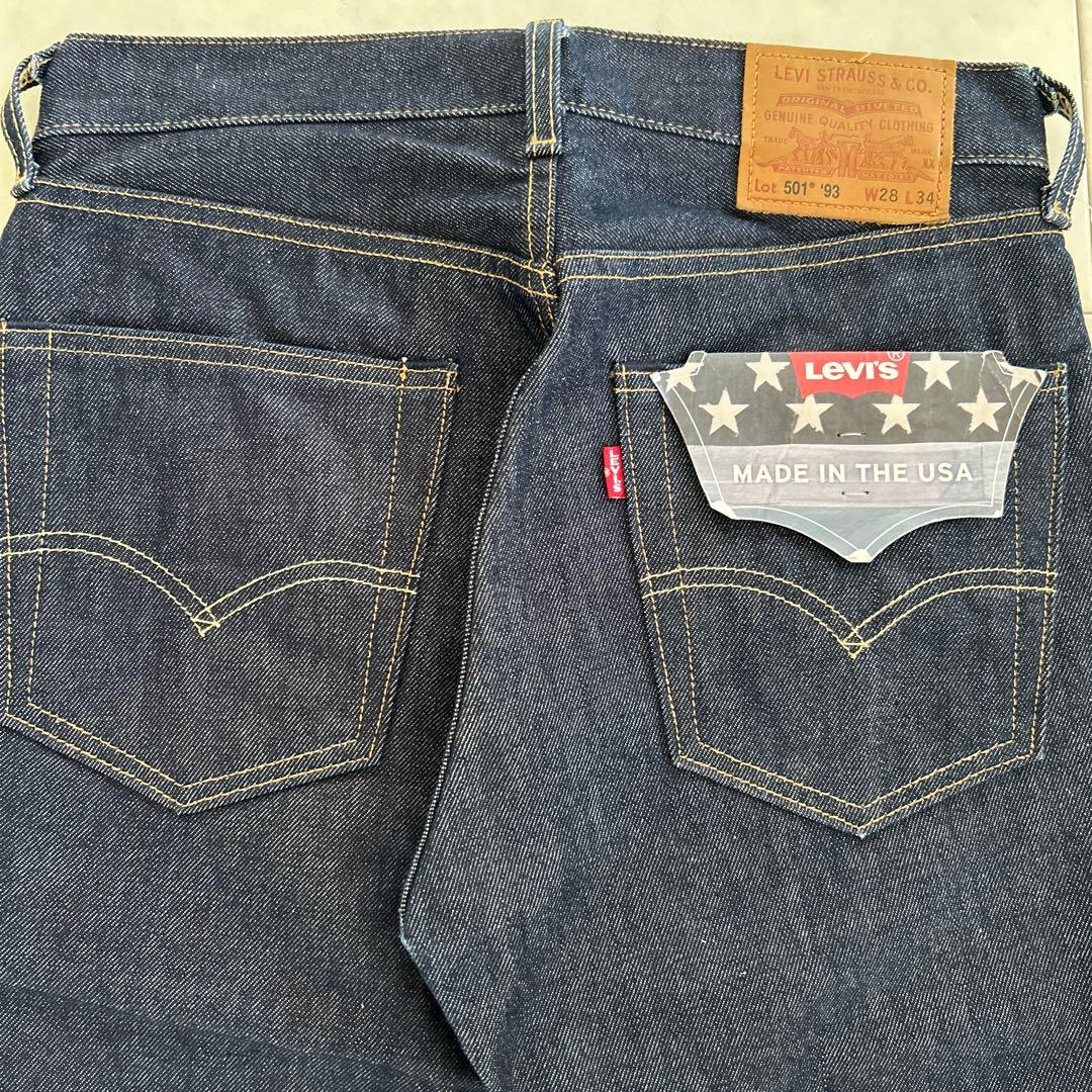 新品 未使用】リーバイス501 93 MADE IN THE USA リジット - メルカリ