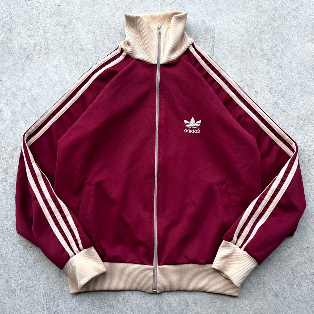 からとう様専用！80s adidasアディダス ワインレッド トラック