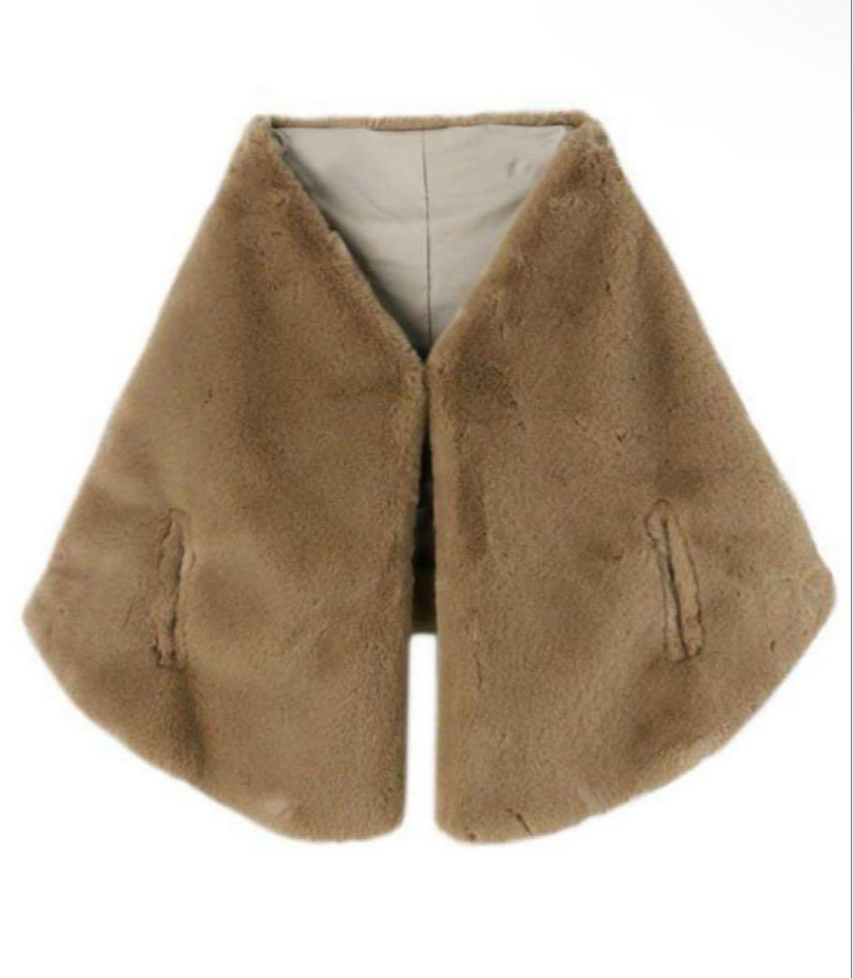 【新品未使用】JENNE リッチボリュームファーケープ