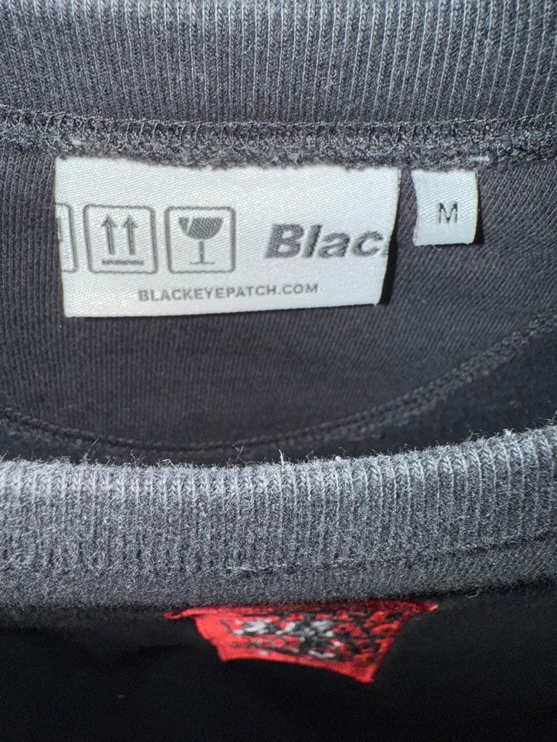 BLACK EYE PATCHスウェット M 黒