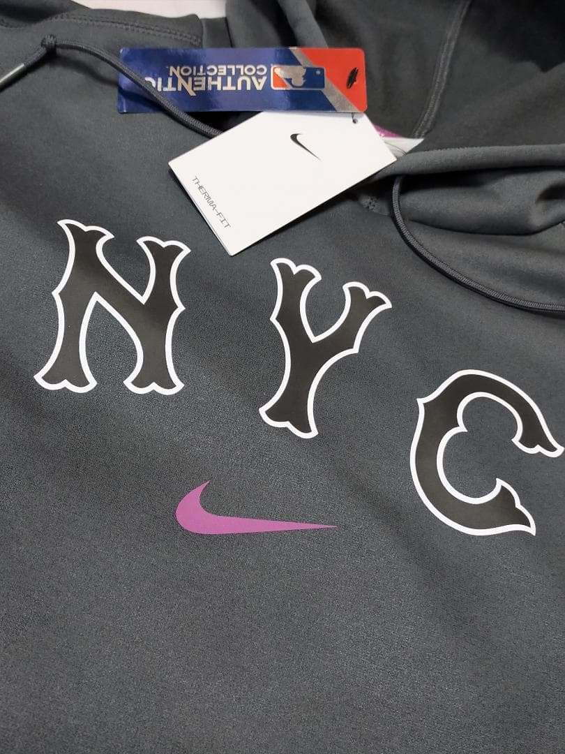 【NIKE】ニューヨーク・メッツ　パーカー　新作 シティ・コネクトモデル　L