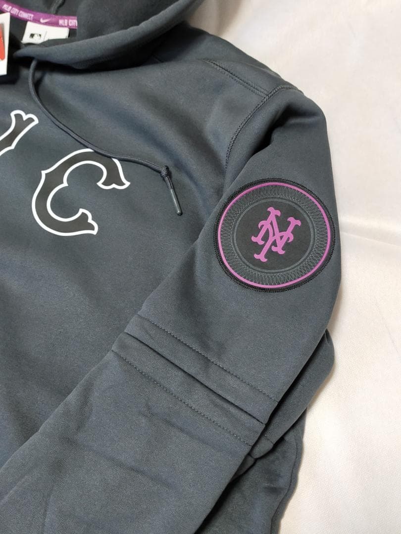 【NIKE】ニューヨーク・メッツ　パーカー　新作 シティ・コネクトモデル　L