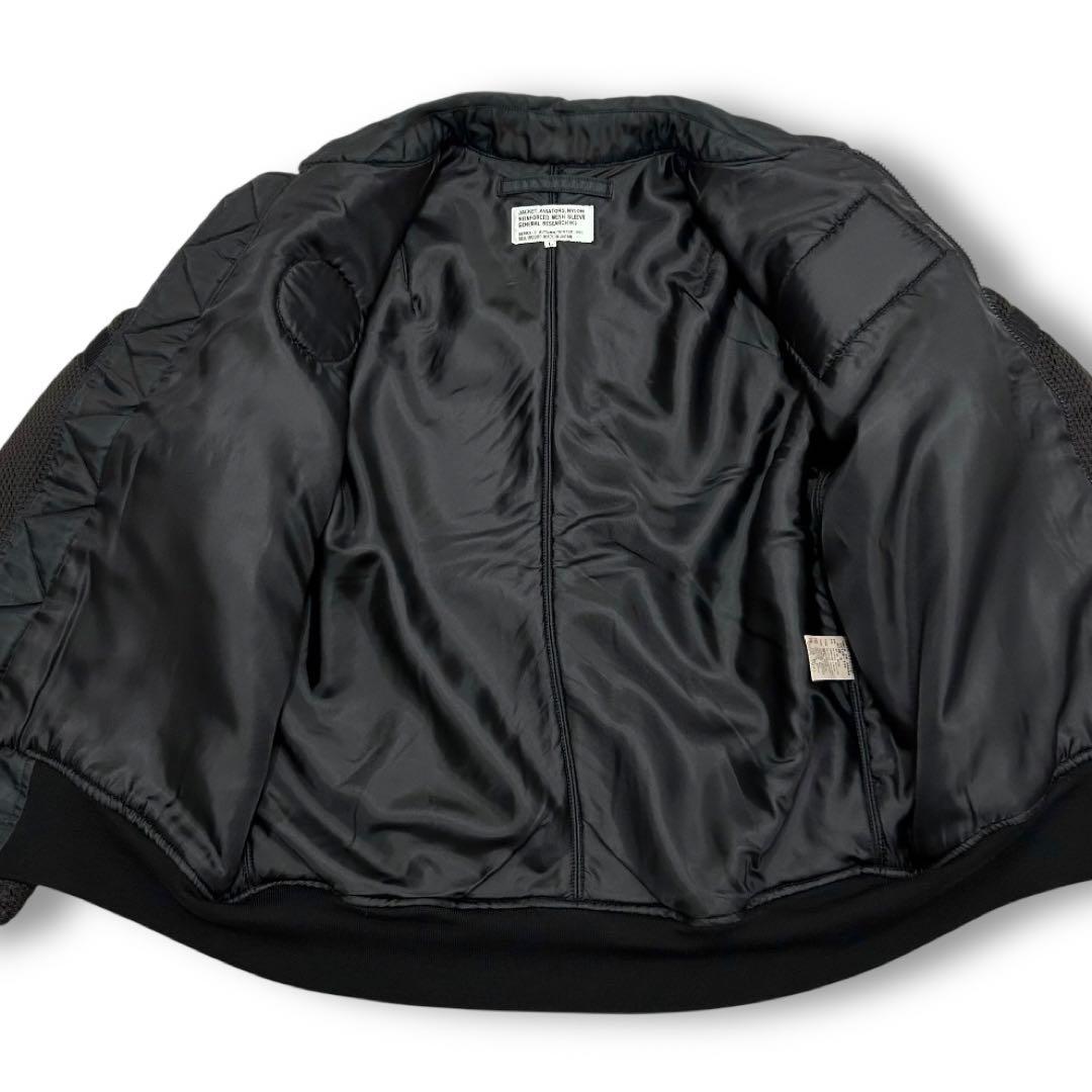 01AW GENERAL RESEARCH フライト ジャケット 黒 MA-1