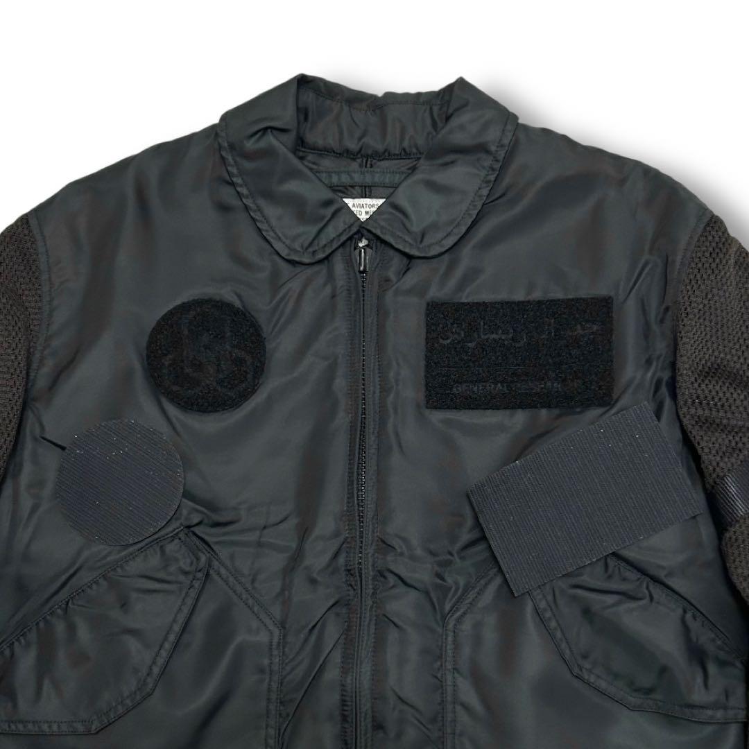 01AW GENERAL RESEARCH フライト ジャケット 黒 MA-1