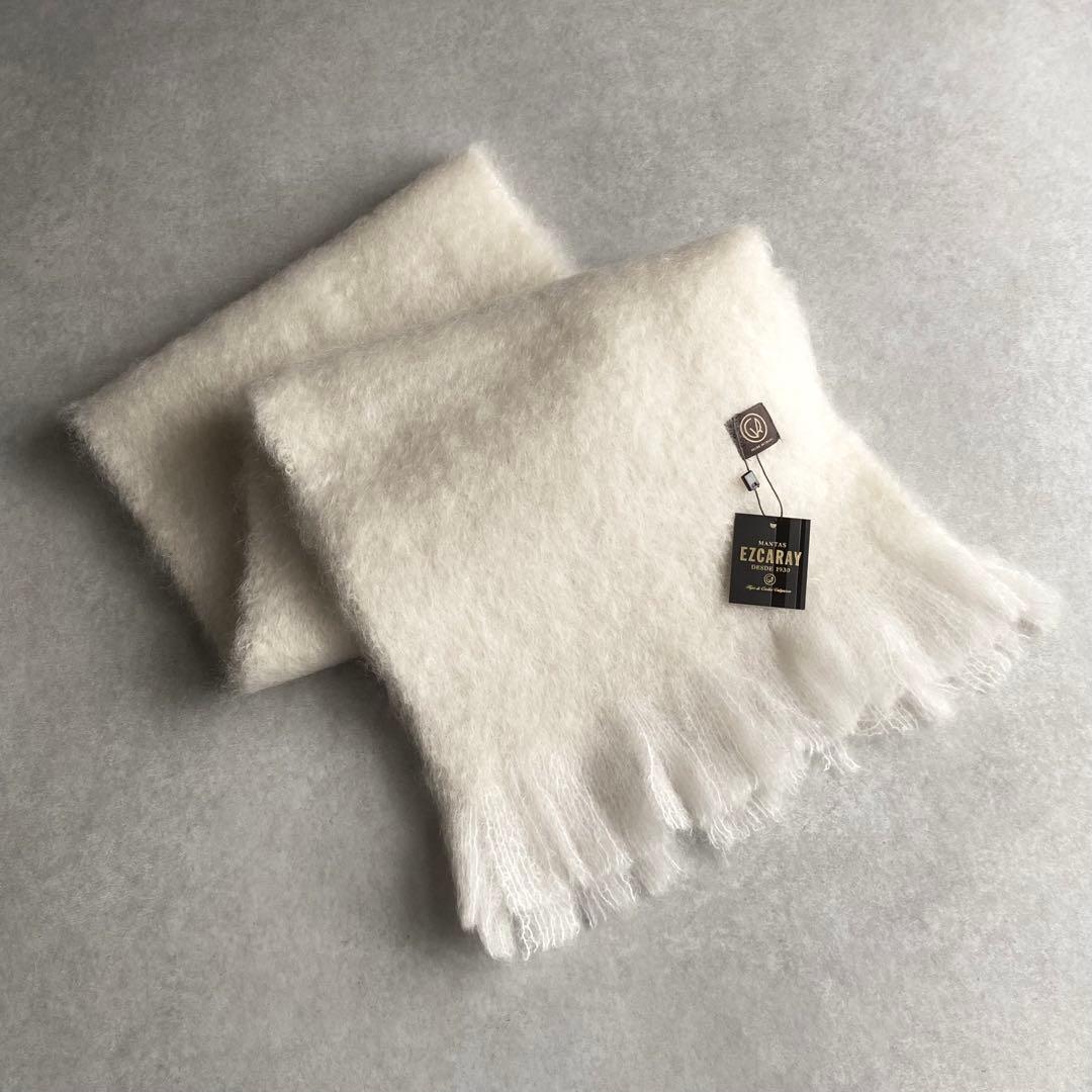 Mantas Ezcaray MOHAIR LISOS ストール スペイン製