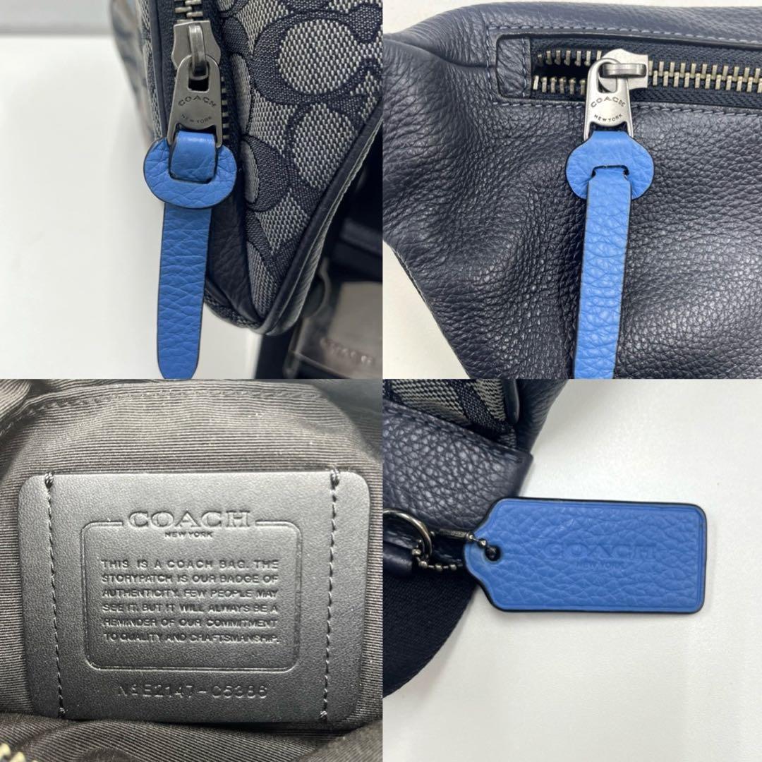 ☆コーチ ビジネスバッグ☆ショルダーバッグレザー 革 COACH ブラック 黒