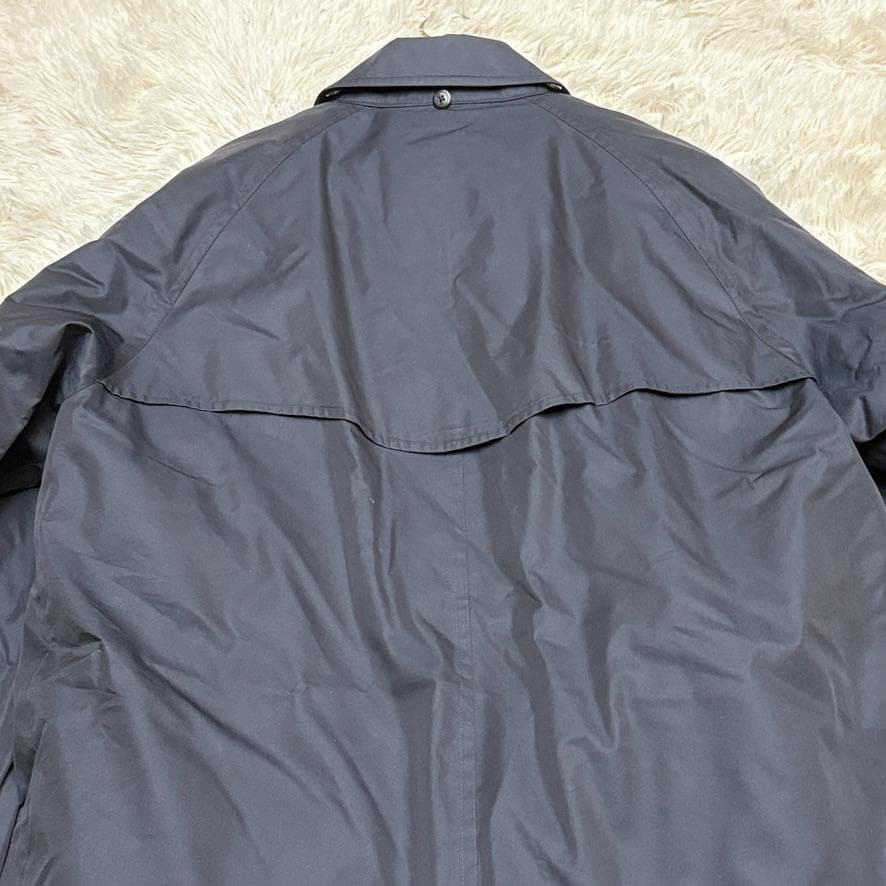 バーバリーロンドン コート ダウンライナー付 ノバチェック ブラック　XL