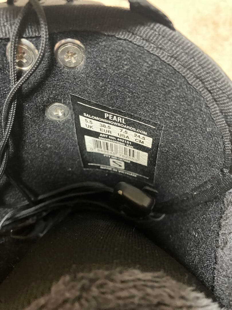 【美品】SALOMON PEARL スノーボード ブーツ 24.5cm