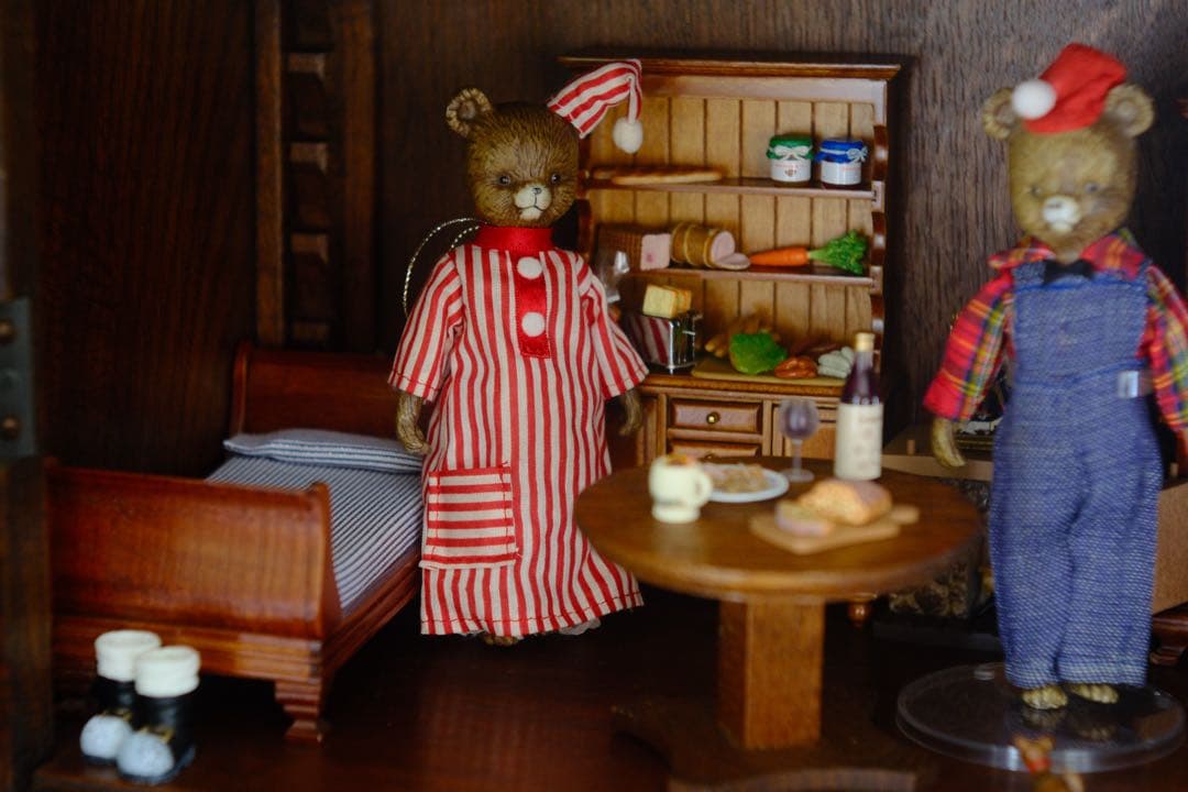 ヴィンテージ チャイナヘッドドール オーナメント テディベア ビスクドール