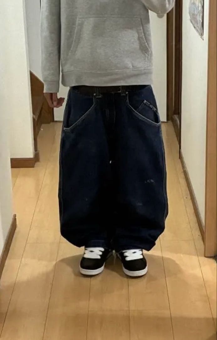 Karl Kani 90s デニム　刺繍ロゴ　SOUTHPOLE jnco