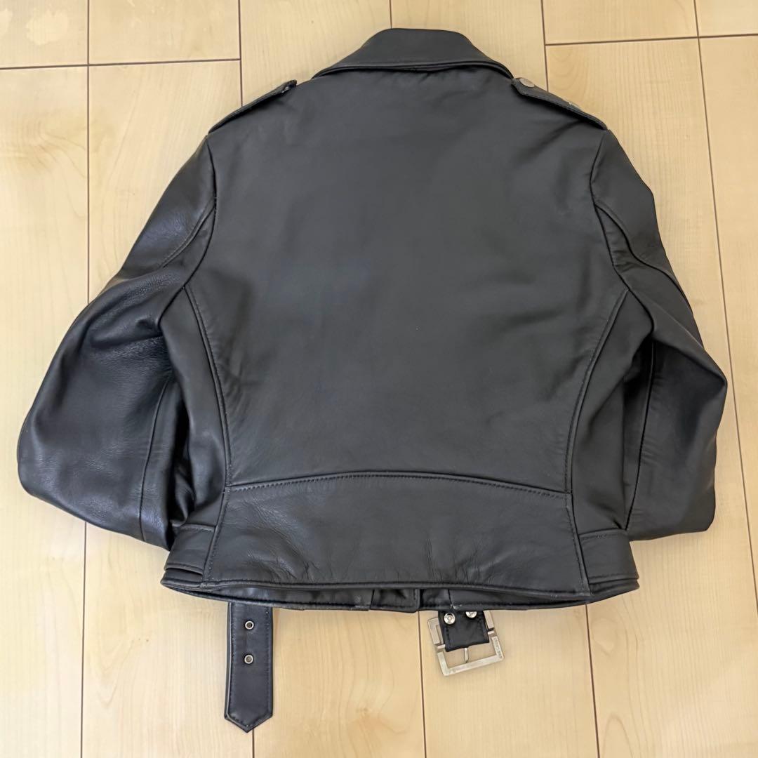 schottライダース ワンスター ラムレザーXSレディース★レディガガモデル★