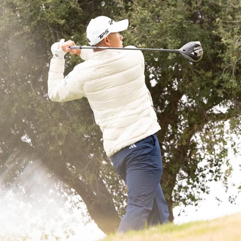 【L】秋冬 アディダス ゴルフ 保温 600フィルパワー ダウンジャケット BG