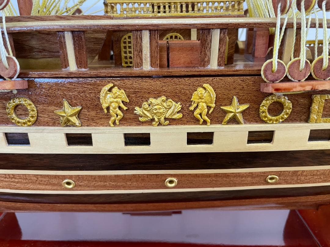 帆船模型 FRANCEⅡ 限定モデル 船 モデルシップ 職人手作り 舟 軍艦