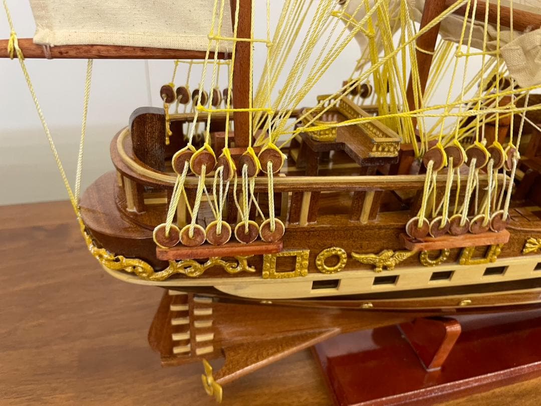 帆船模型 FRANCEⅡ 限定モデル 船 モデルシップ 職人手作り 舟 軍艦