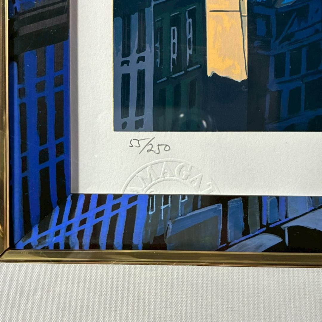 美品 ヒロ・ヤマガタ「ジャズフェスティバル」大作シルクスクリーン