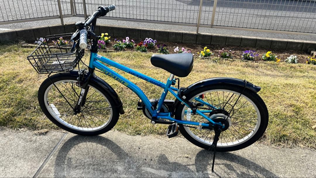 22インチ ジュニアサイクル 自転車 6段ギヤ 譲渡書類有 引き取り限定