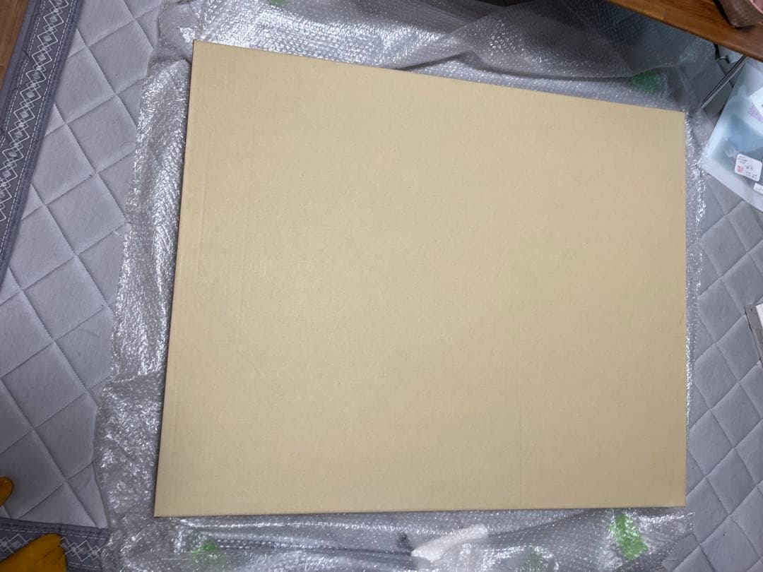 【送料込】F30号油彩額縁 乳白