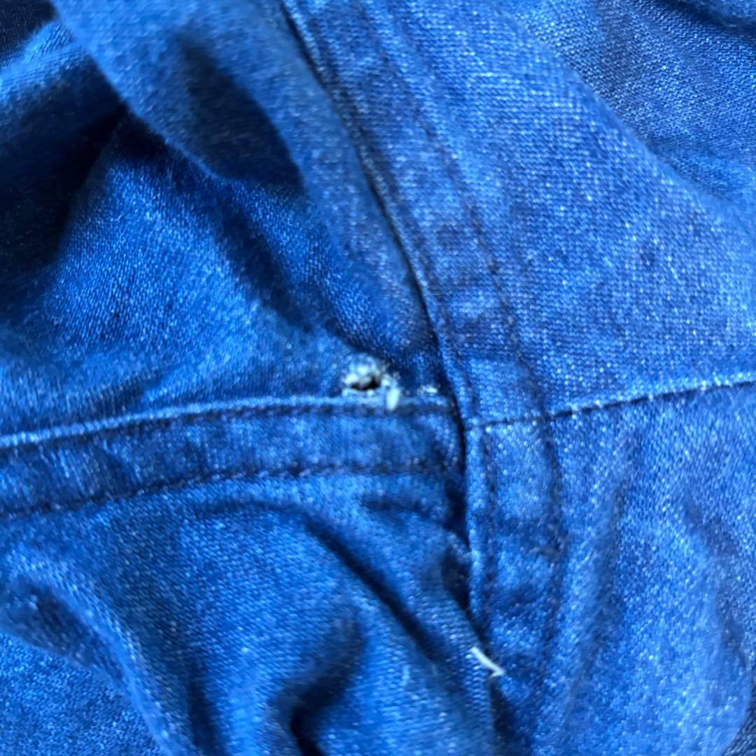 misstexwood デニムサロペット Sサイズ　ジャンプスーツ　ベルボトム