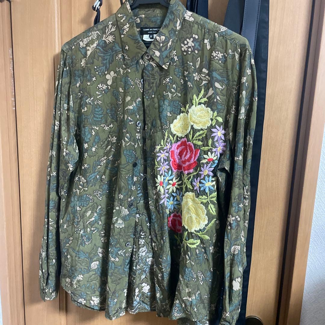 コムデギャルソンオムプリュス　刺繍シャツ
