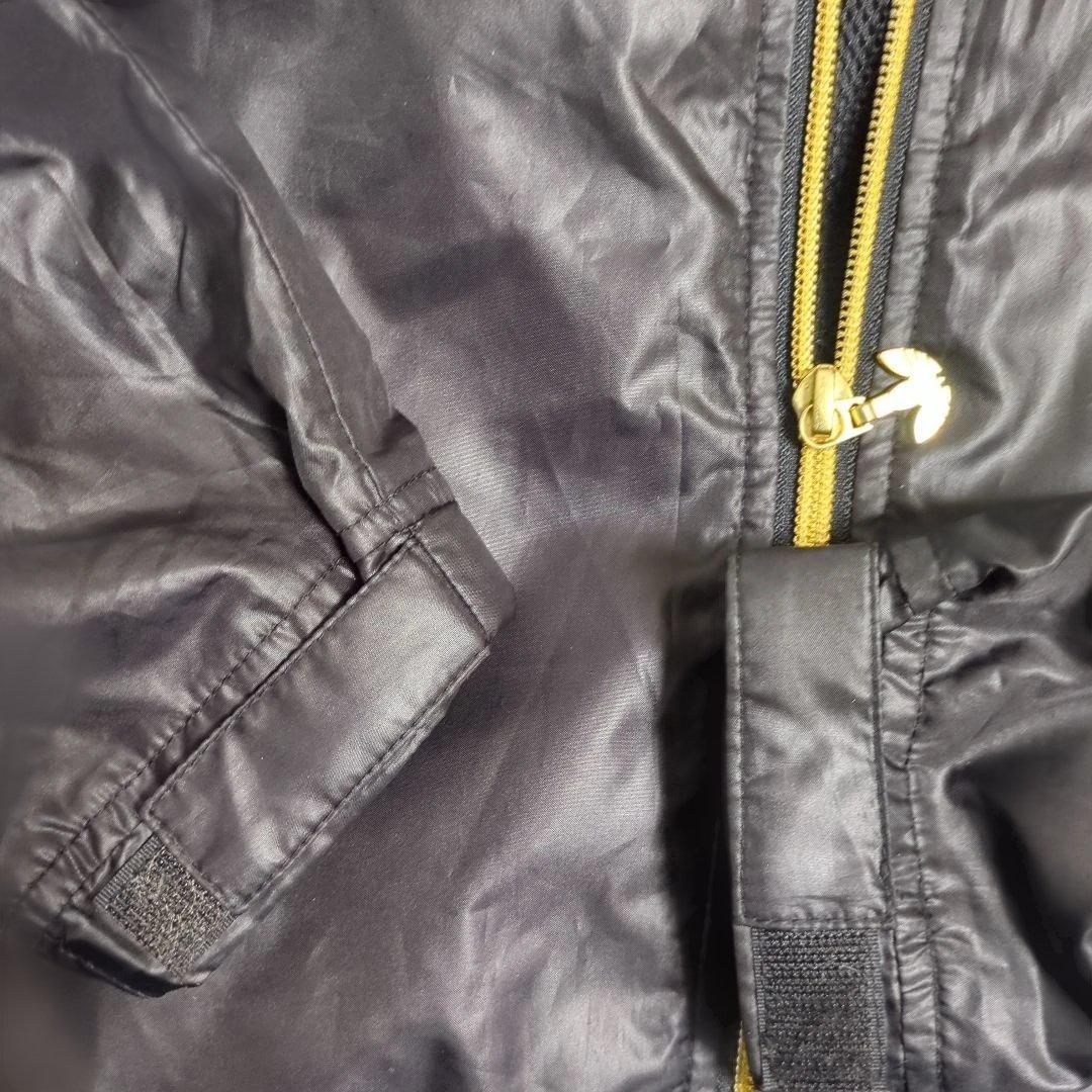 アディダス　ナイロンジャケット　ゴールド　レオパード　トレフォイル　O