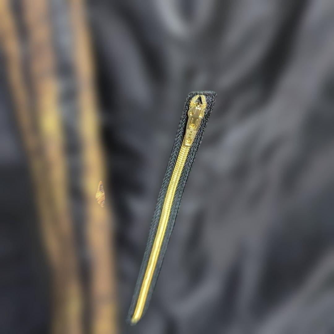 アディダス　ナイロンジャケット　ゴールド　レオパード　トレフォイル　O