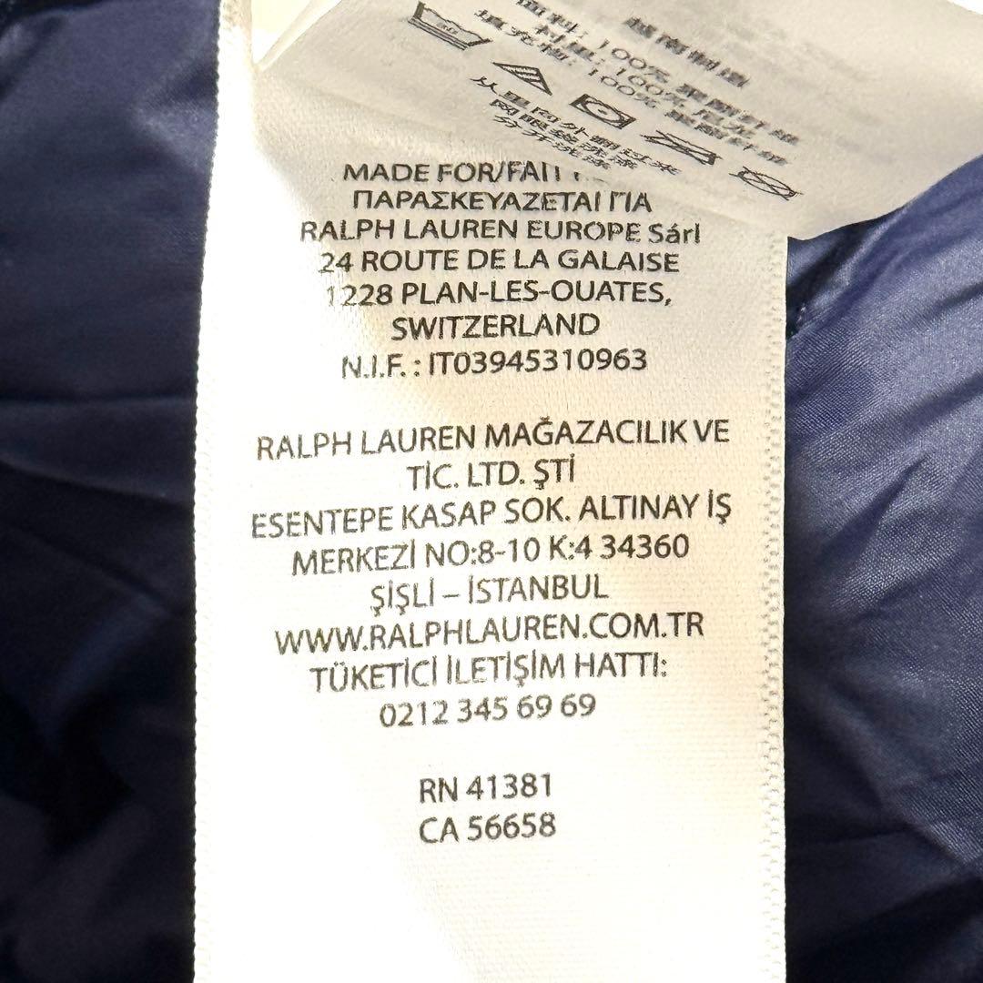 ꧁超希少XXL꧂ RLX ラルフローレン パッカブル 中綿ジャケット ネイビー