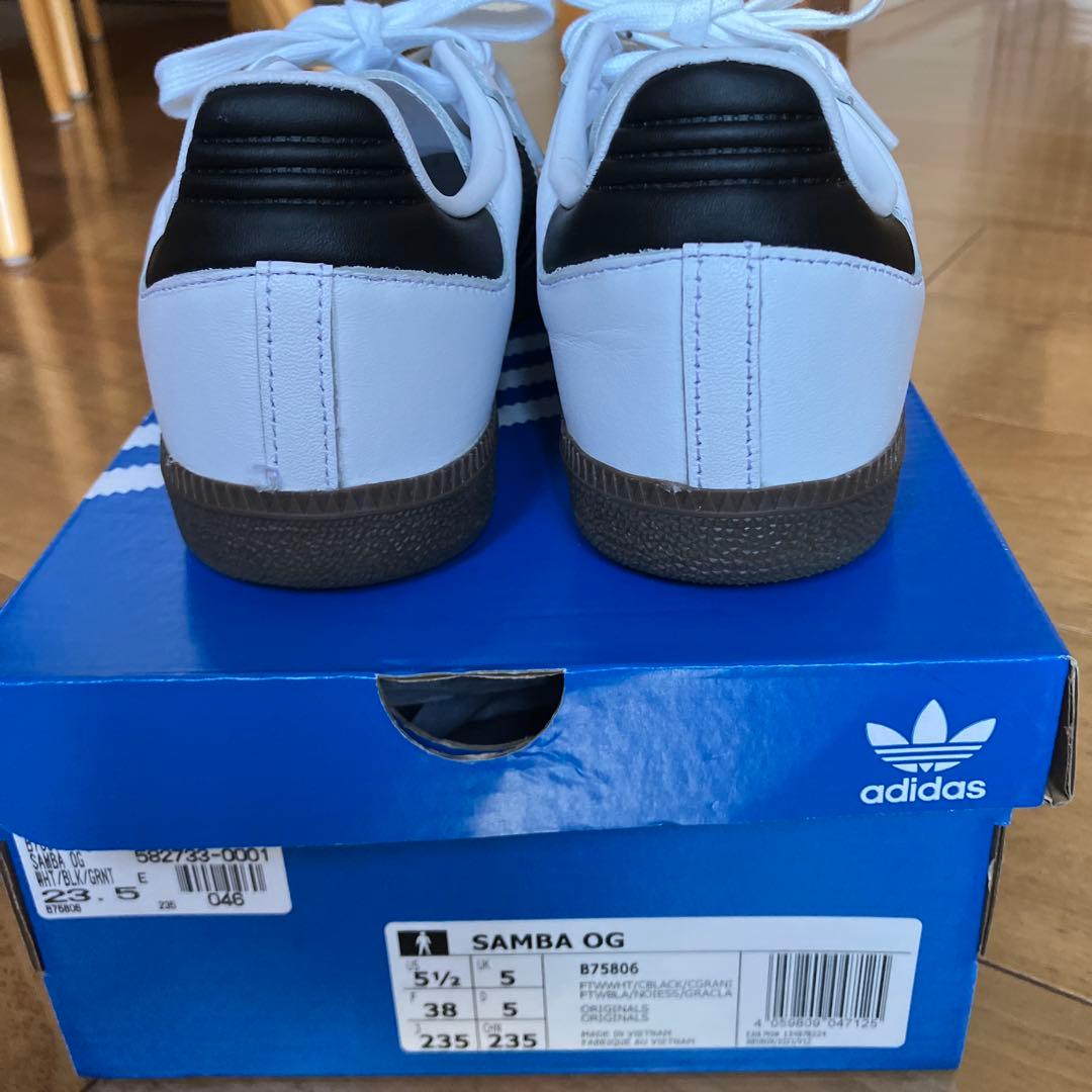 【値下げ美品】adidas Samba OG スニーカー 5 23.5cm