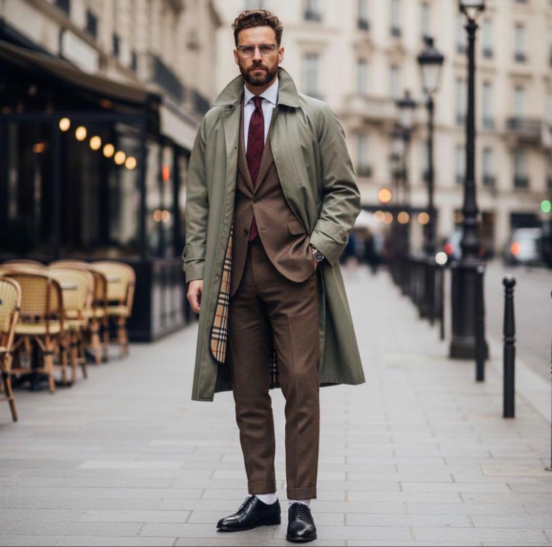 極美品★BURBERRY★ステンカラーコート★ノバチェック 中綿ライナー★とろみ