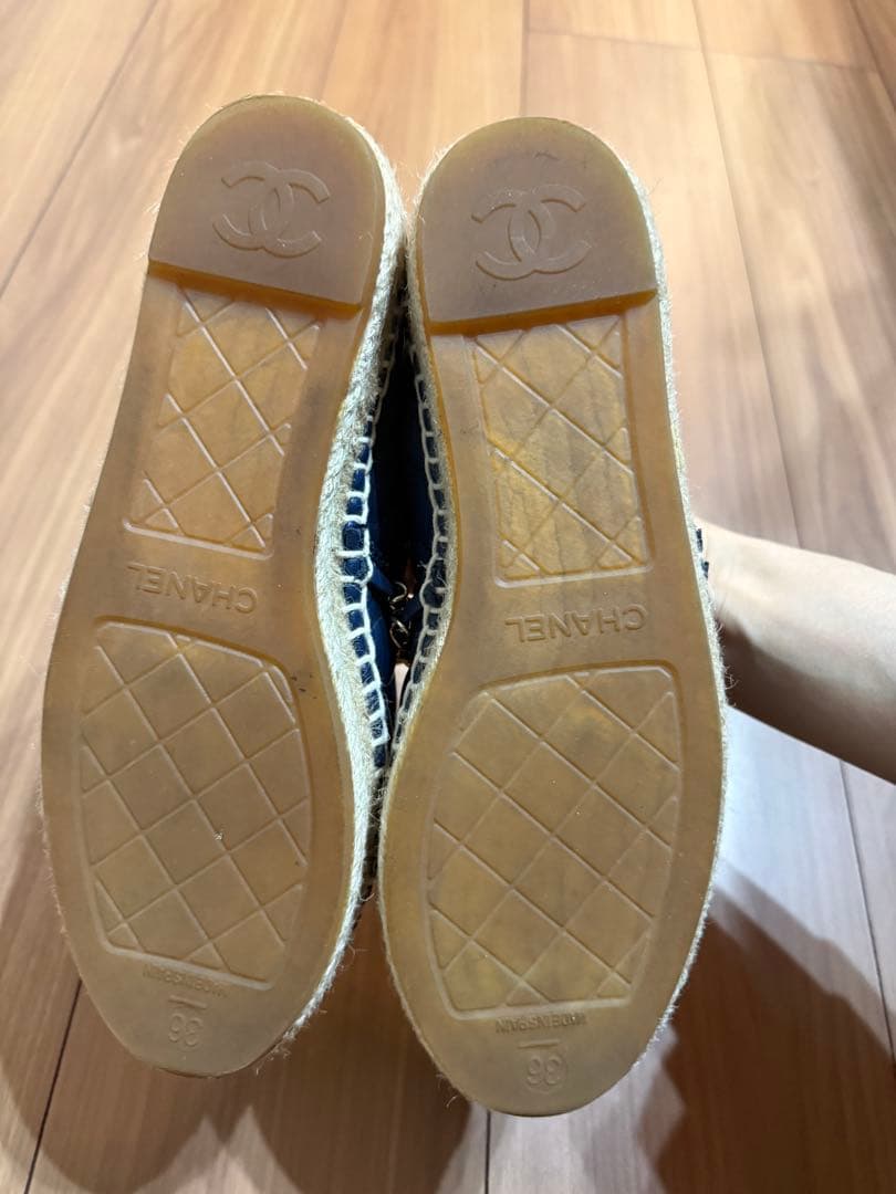 CHANEL シャネル　エスパドリーユ　36