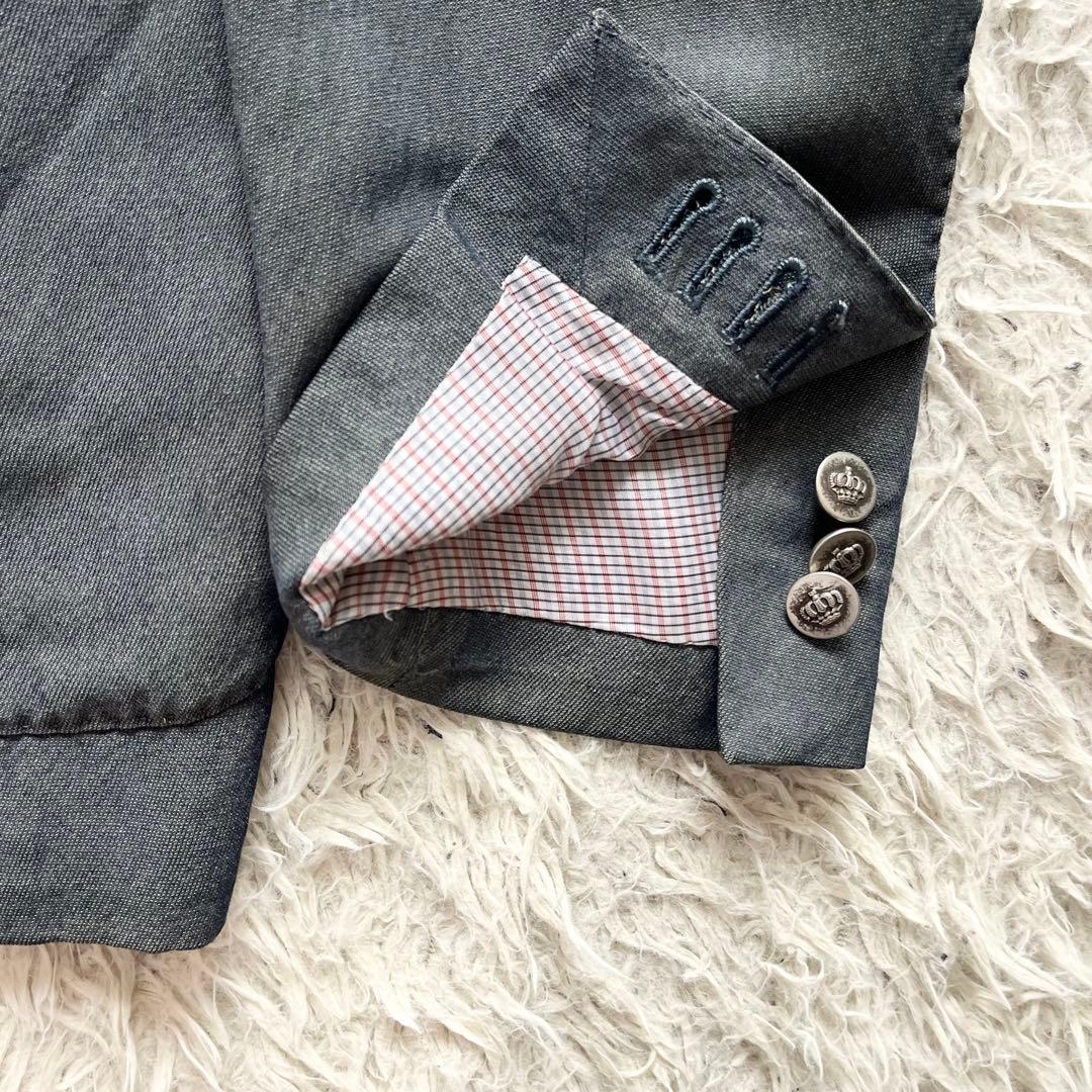 <美品>BOGLIOLI K.JACKET グレー ダブル ジャケット 50