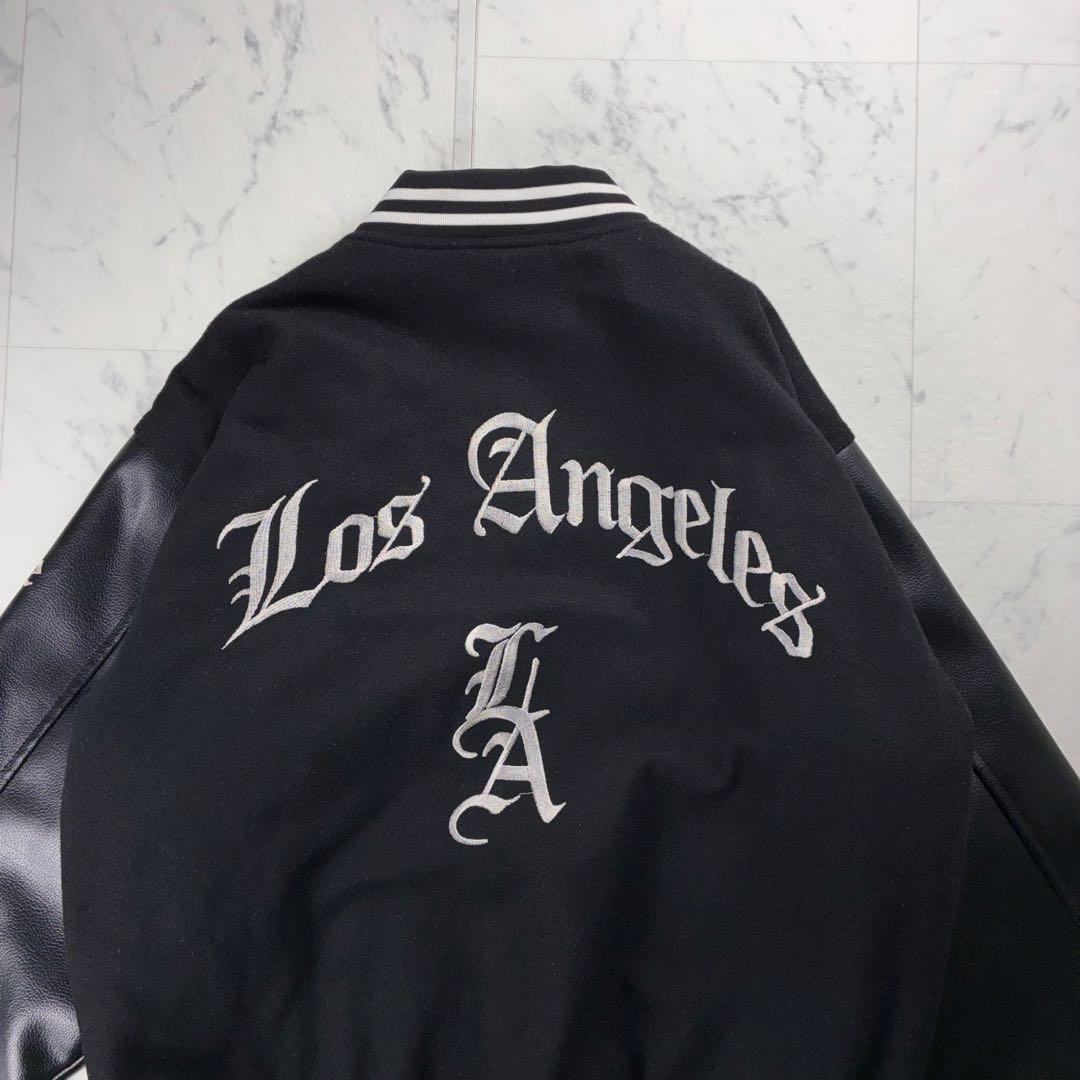 美品 G-style スタジャン L ロサンゼルス LAロゴ チカーノ ギャング