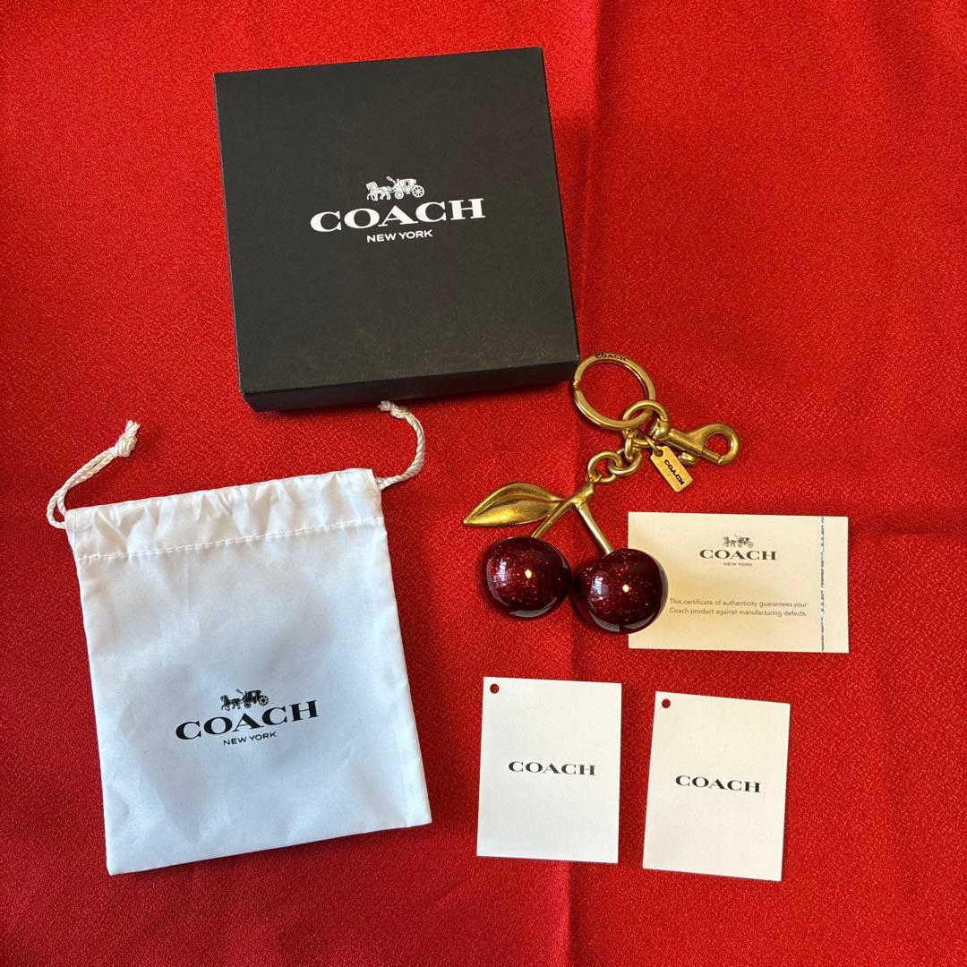 新品 コーチcoach チェリー バッグ チャーム 箱付き 税・送料込 - メルカリ
