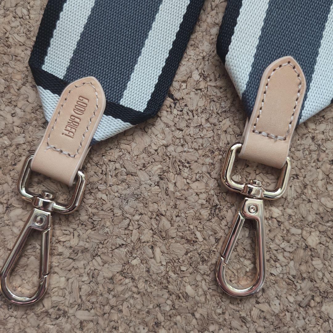GOOD GRIEF!/グッド グリーフ　Border Belt(6cm)グレー