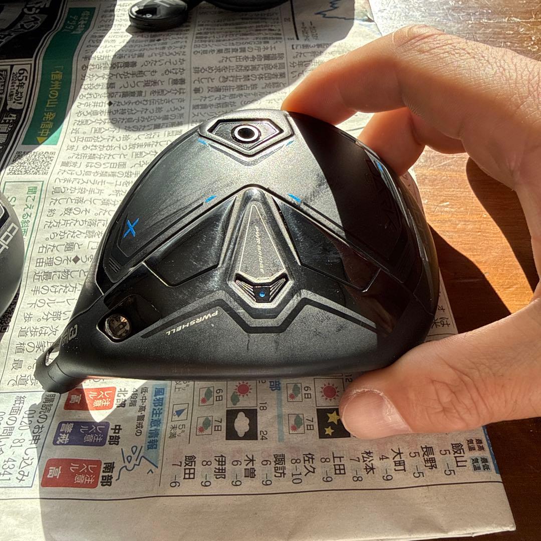 コブラダークスピードX FWセット　3w (15度) 5w (18度) ヘッド